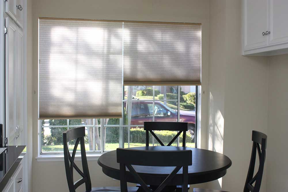 Shades in Dining Area